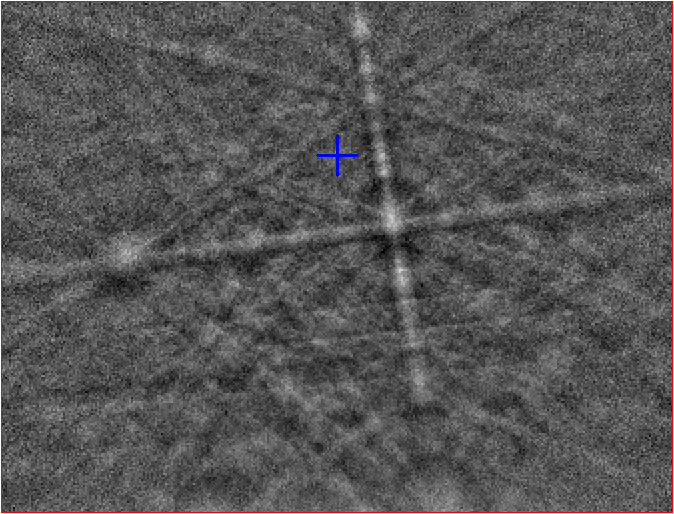 Example EBSD pattern collected from a silicate mineral