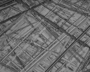 粗研削工程後のノジュラー鋳鉄サンプルの光学顕微鏡画像